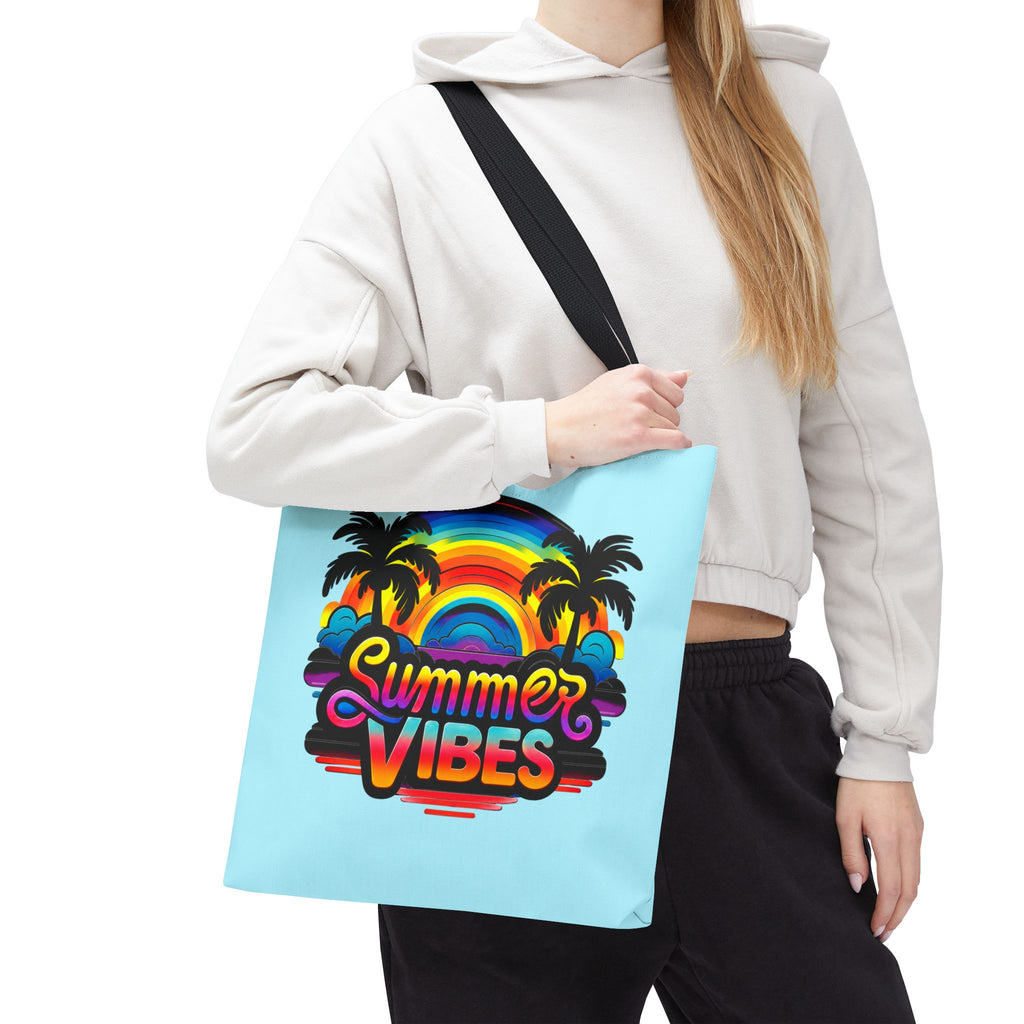 Summer Vibes | Bright Tropical Beach Bag | Cr8tive Designs