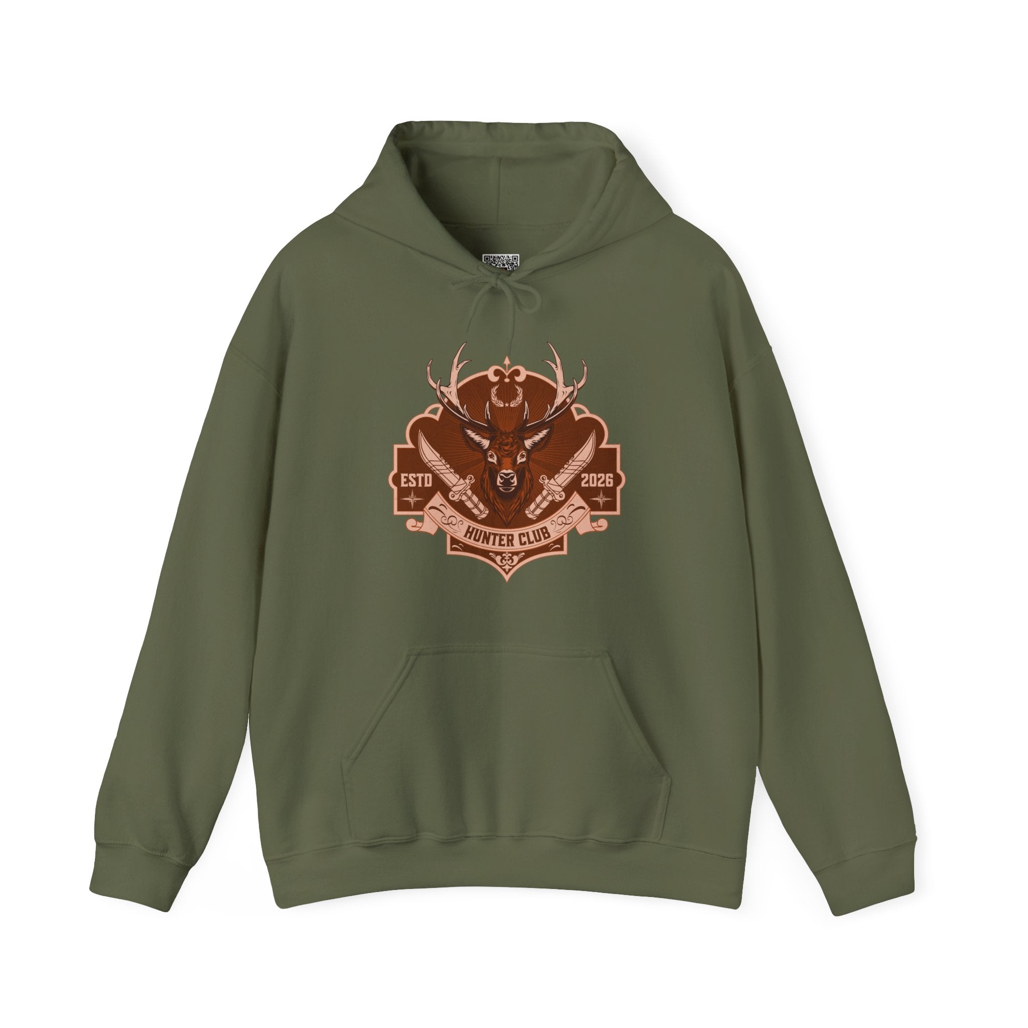 Hunter Club Hoodie | Vintage Deer Hunting Design | Cr8tive Designs