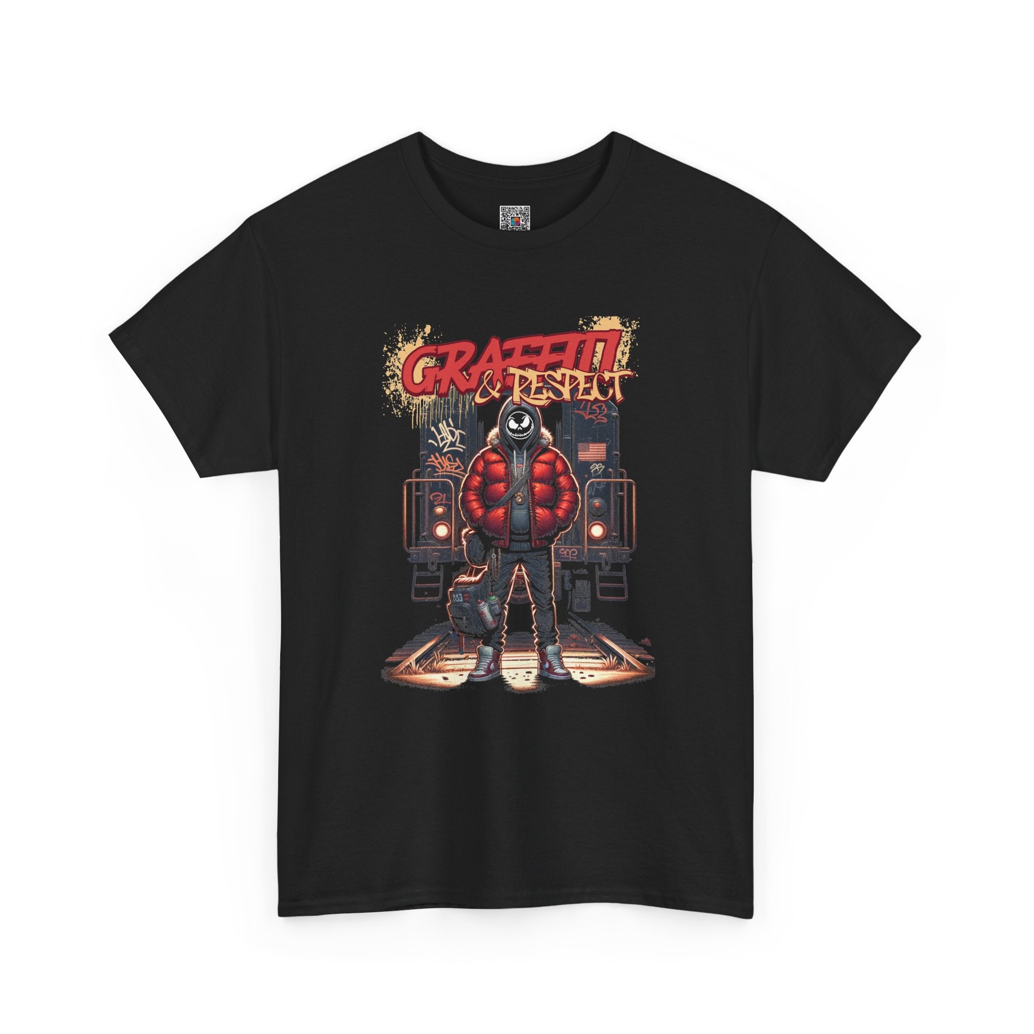 Graffiti & Respect T-Shirt | Urban Street Art Graphic Tee | Hip-Hop City Style Design | Cr8tive Designs