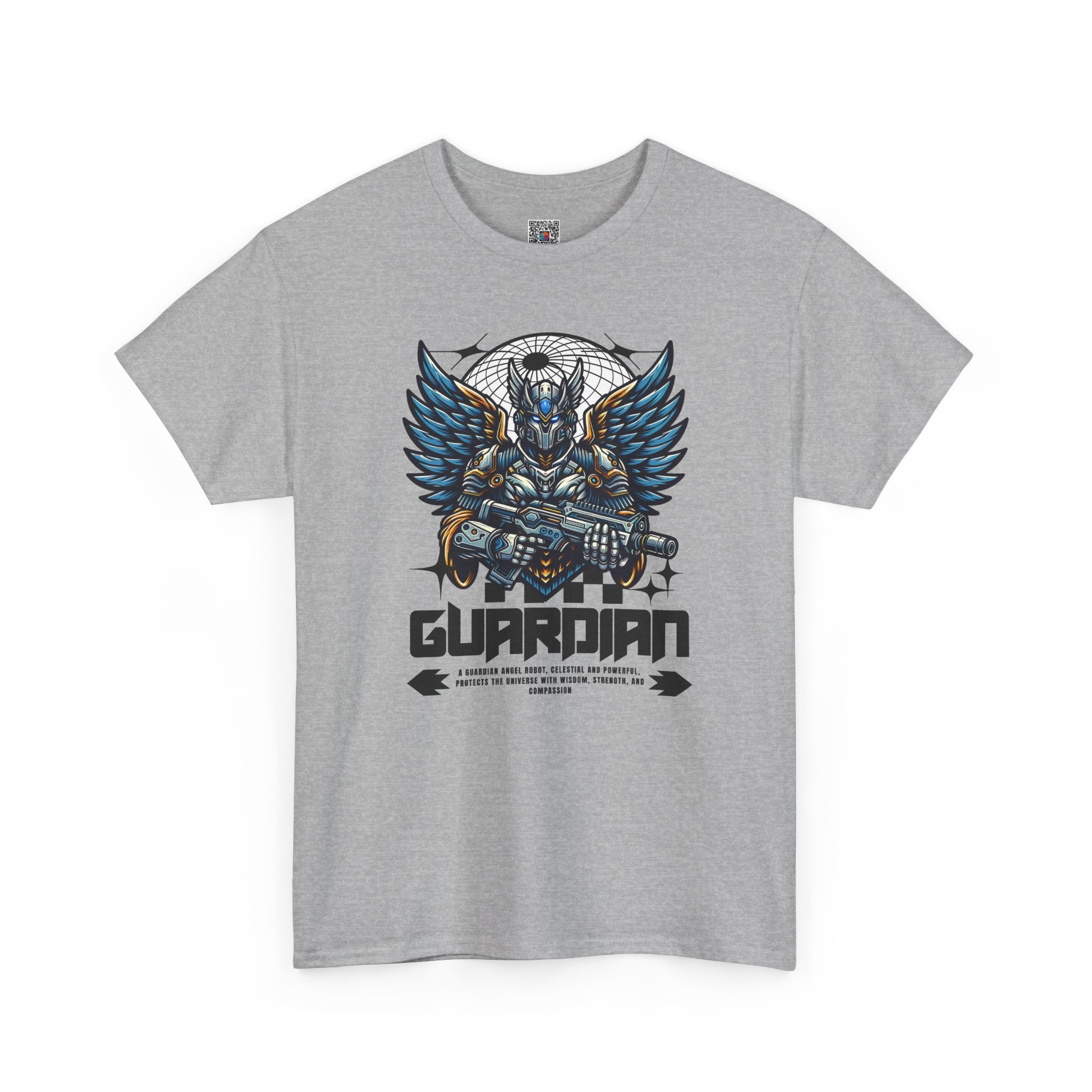 Guardian Warrior T-Shirt | Armored Winged Knight Graphic Tee | Cr8tive Designs