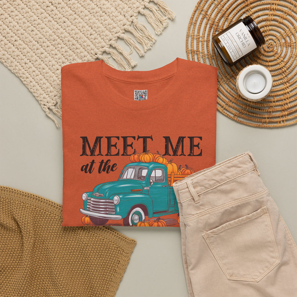 Meet Me at the Pumpkin Patch Tee | Rustic Farm Truck Graphic T-Shirt | Cr8tive Designs