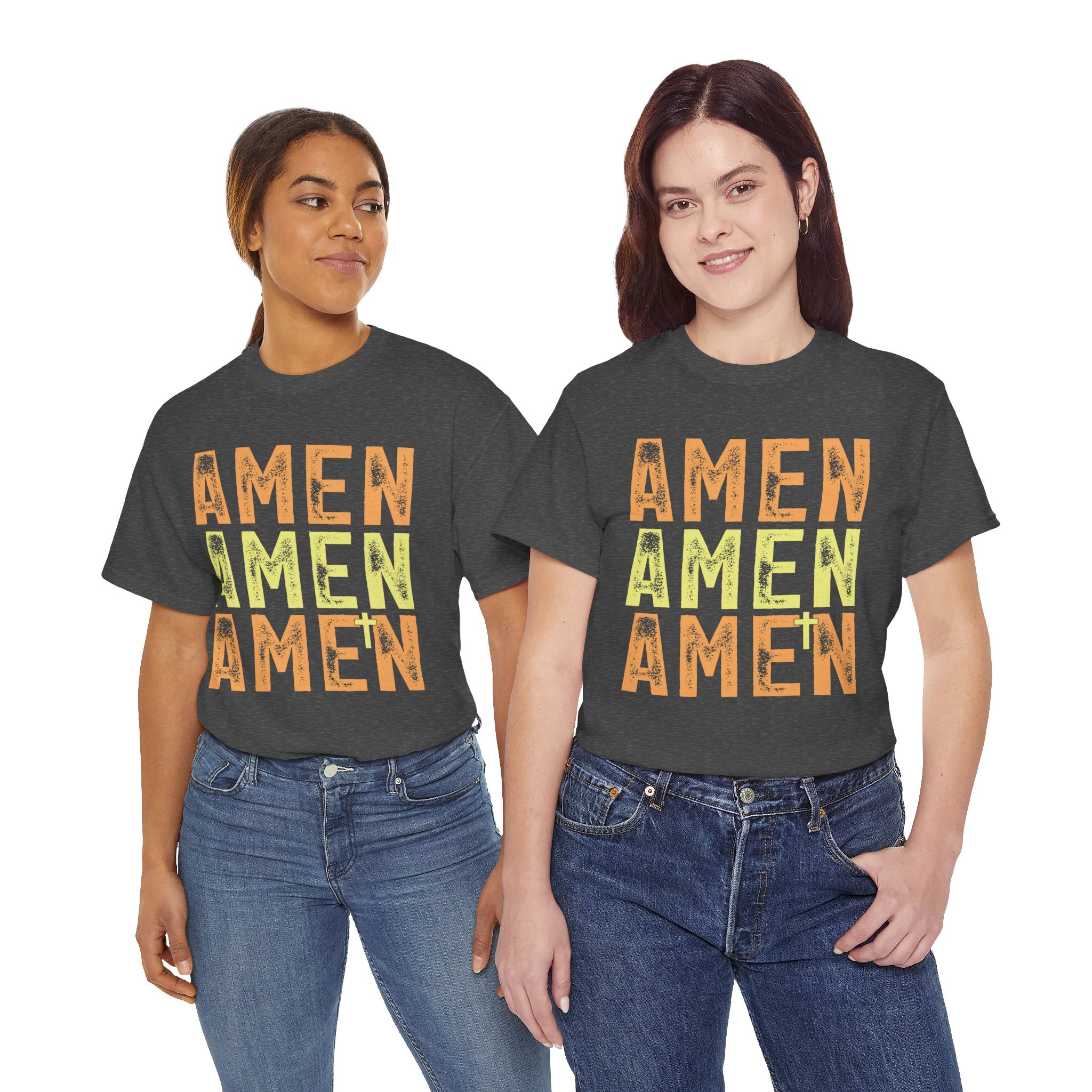 Amen Amen Amen – Bold Christian Faith T-Shirt | Cr8tive Designs