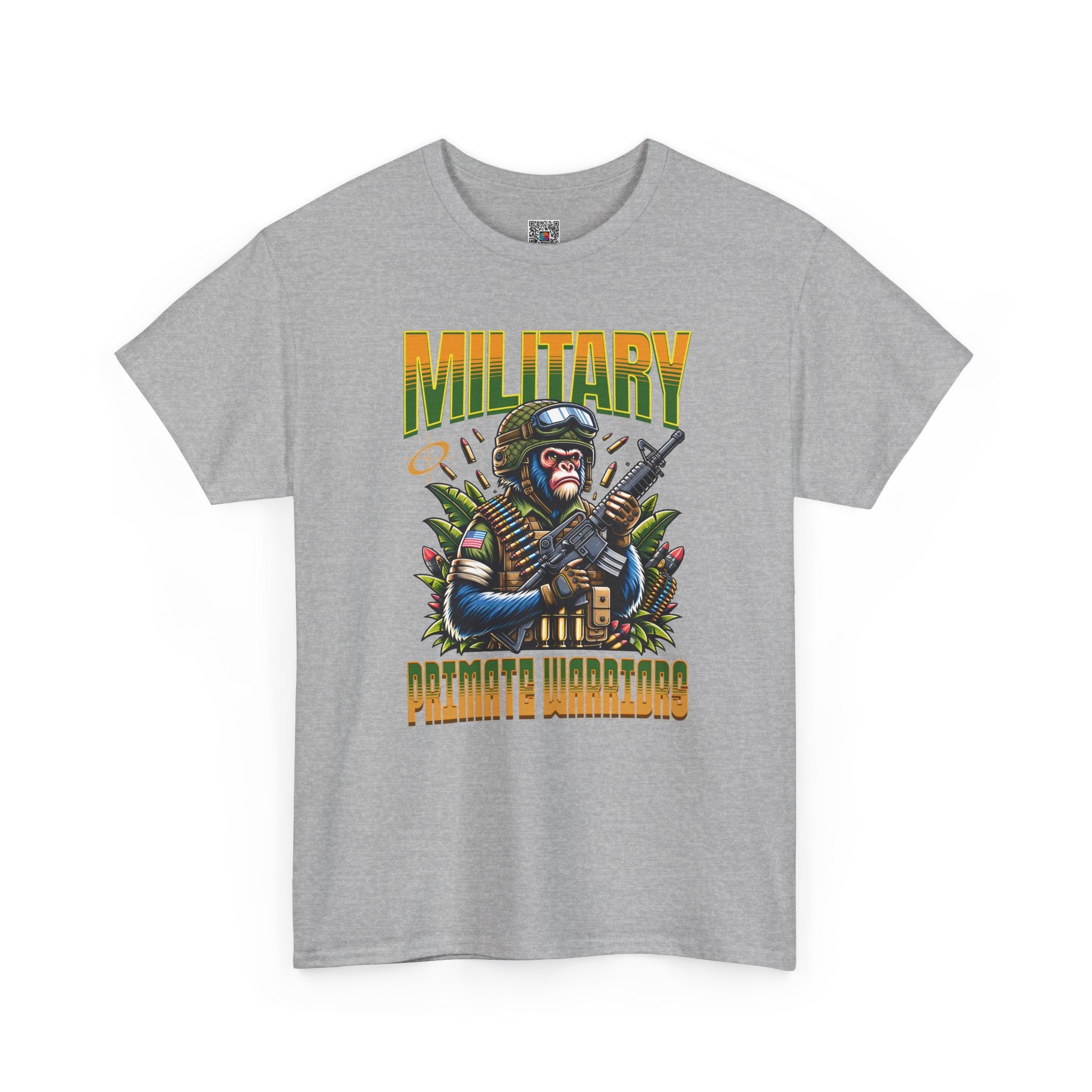 Military Primate Warriors T-Shirt | Military Ape Design | Cr8tive Designs
