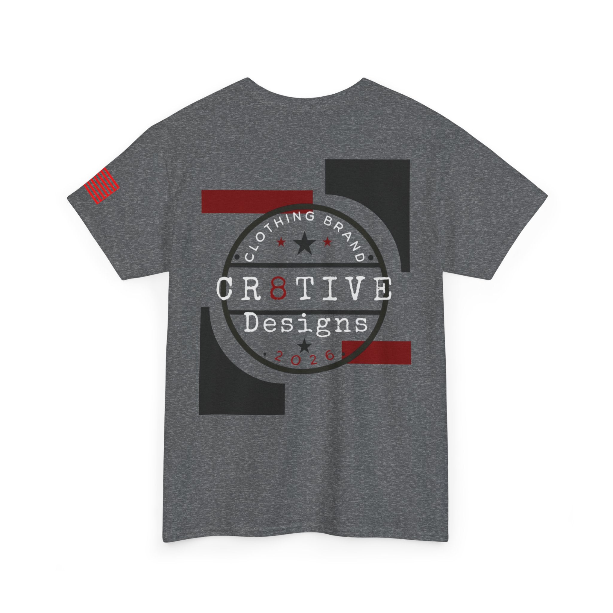 Red Logo Graphic Tee/Cr8tive Designs
