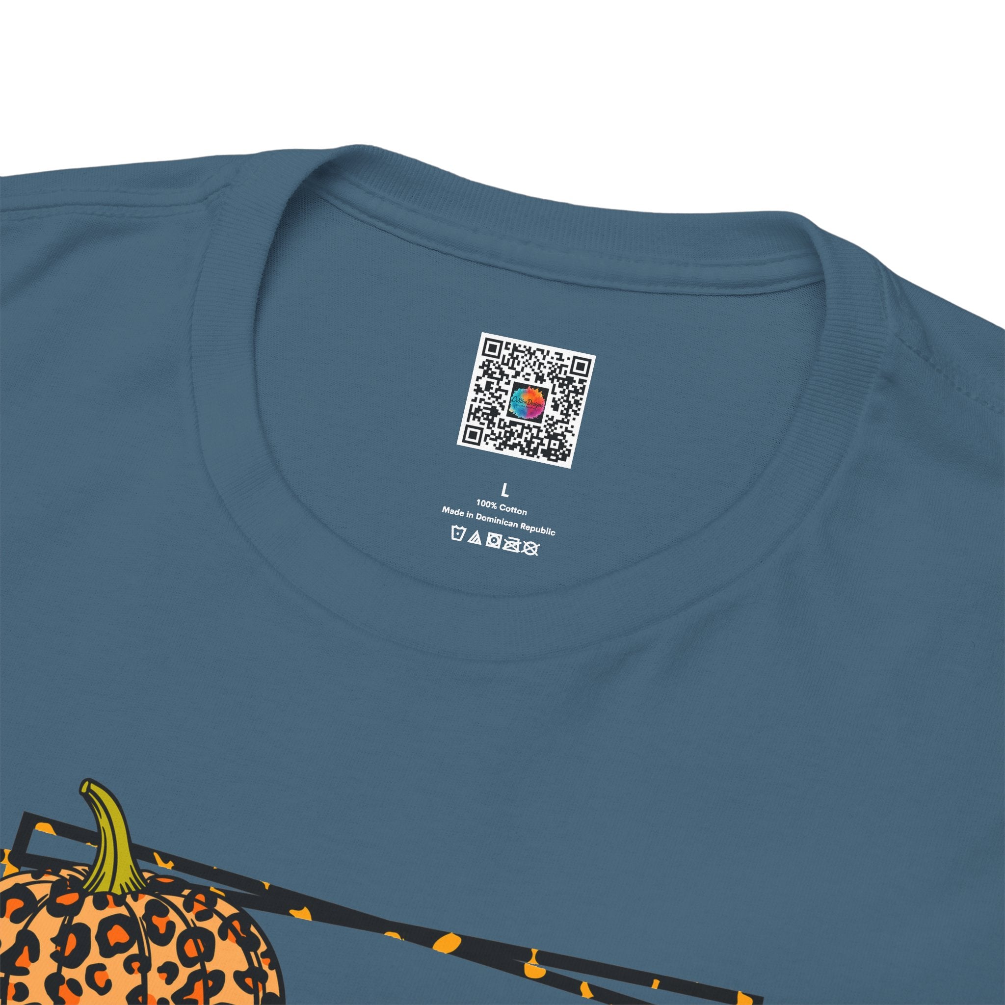 Hello Pumpkin Season Tee | Rustic Fall Stacked Pumpkins T-Shirt | Cr8tive Designs