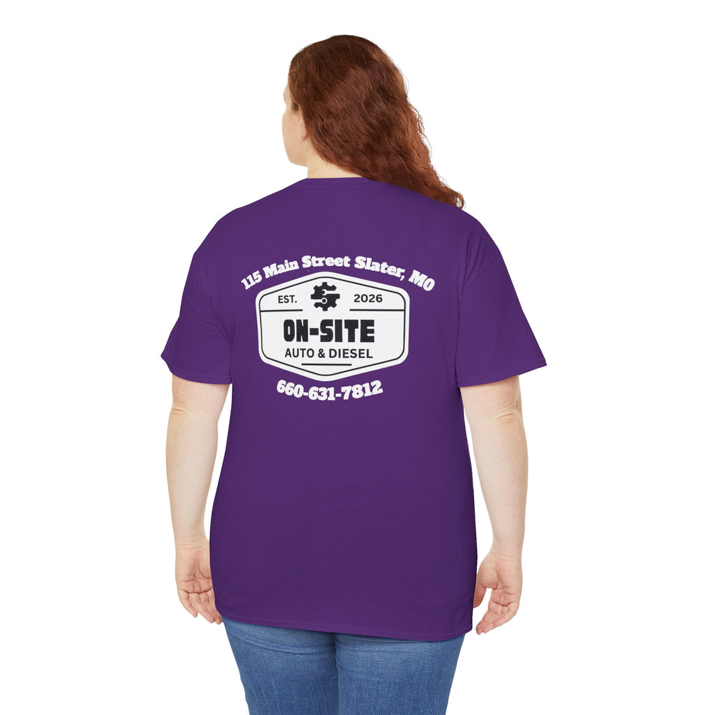 On-Site Auto & Diesel Logo T-Shirt | Local Business Work Shirt | Cr8tive Designs
