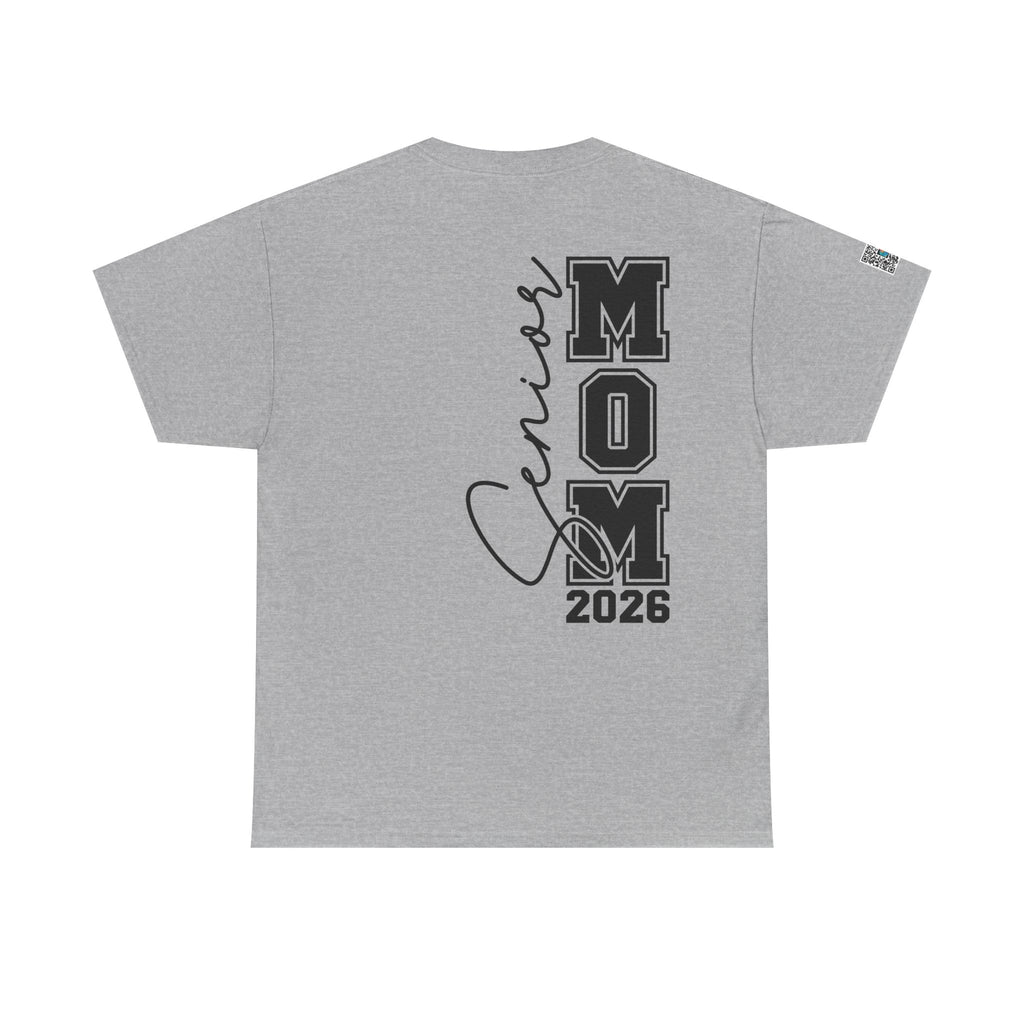 Senior Mom 2026 Front & Back T-Shirt | Proud Mom Graduation Tee | Class of 2026 Parent Shirt | Cr8tive Designs