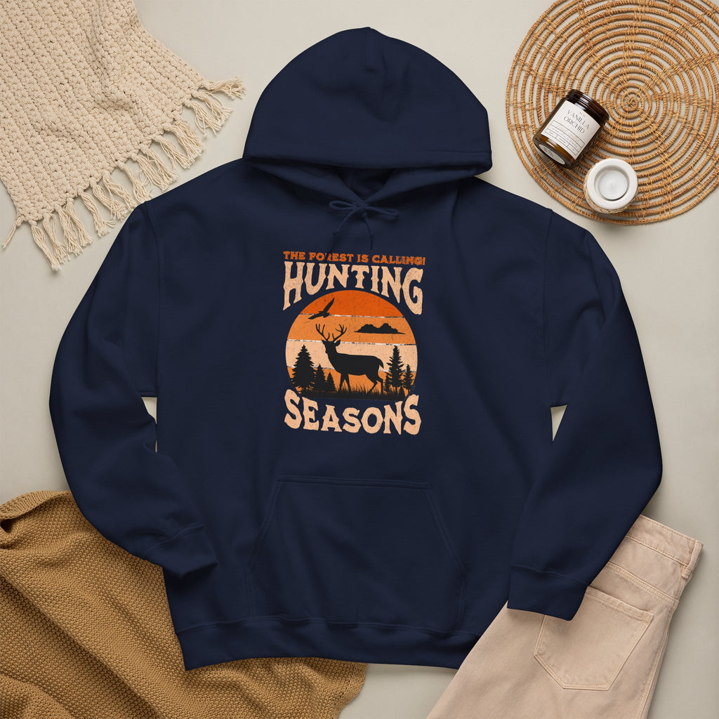 Hunting Season Hoodie | Retro Sunset & Deer Hunting Design | Cr8tive Designs