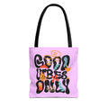 Chill Vibes Only | Groovy Retro Tote Bag | Cr8tive Designs