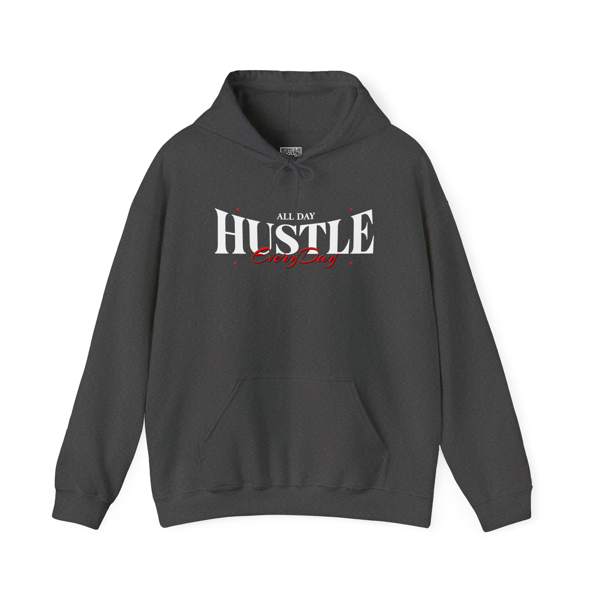 All Day Hustle Every Day | Motivational Streetwear Hoodie | Cr8tive Designs