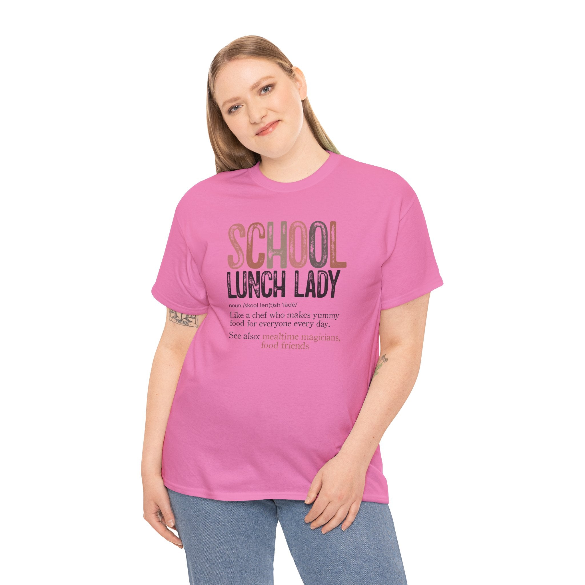 School Lunch Lady | Retro Cafeteria Staff T-Shirt | Cr8tive Designs