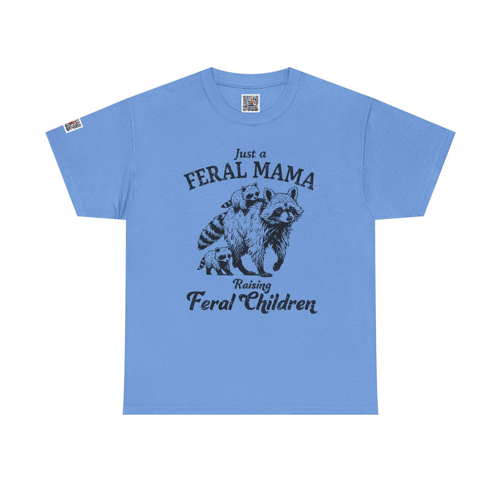 Feral Mama Graphic Tee – Funny Mom Life Shirt, Raising Feral Children Tee | Cr8tive Designs