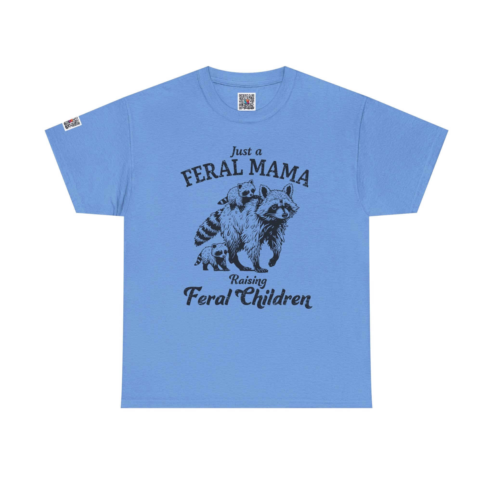 Feral Mama Graphic Tee – Funny Mom Life Shirt, Raising Feral Children Tee | Cr8tive Designs