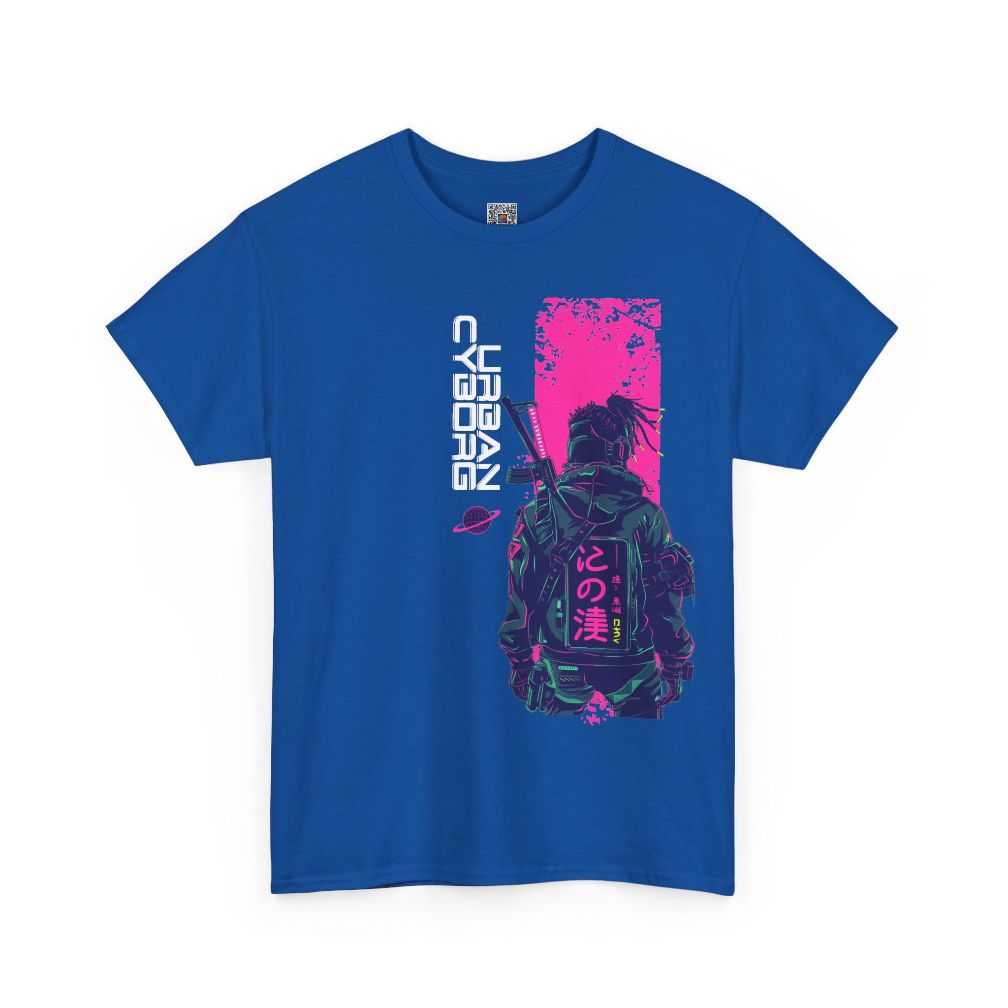 Urban Cyborg | Neon Cyberpunk Tshirt Design | Cr8tive Designs