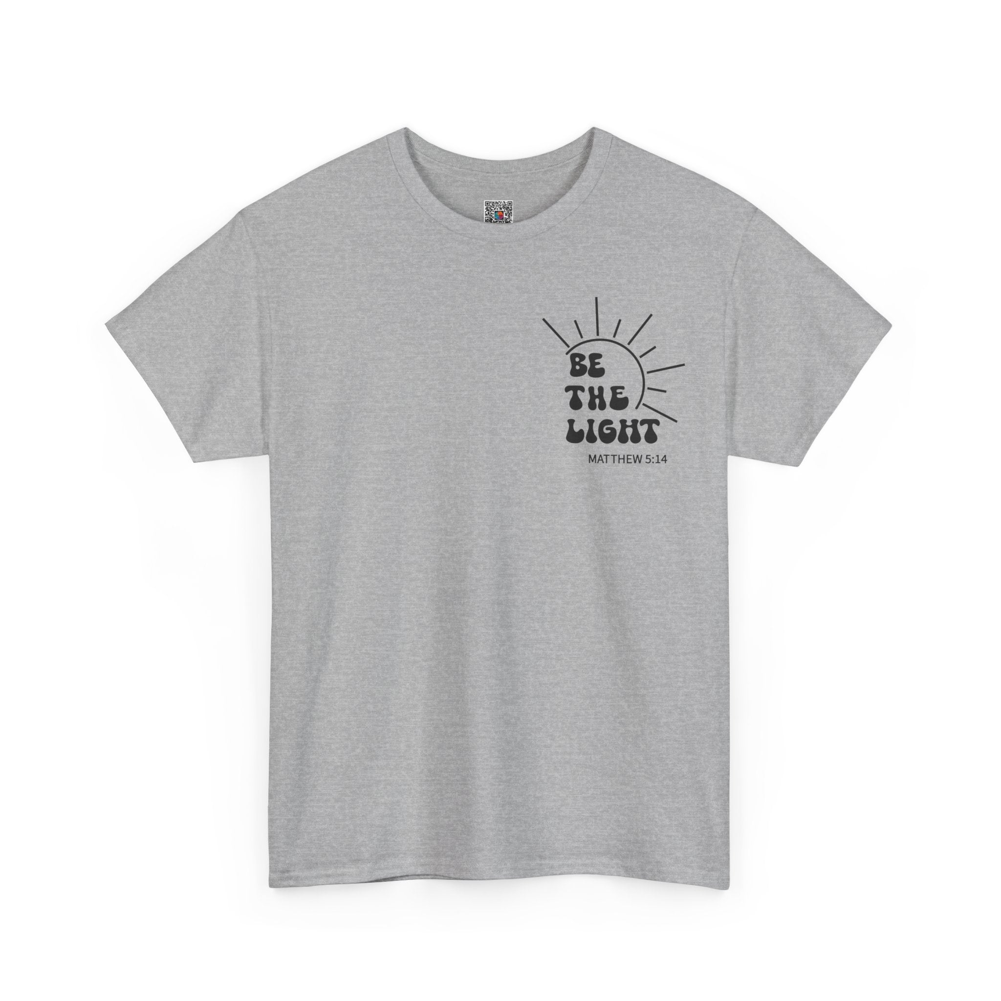 Be The Light Tee — Christian Inspirational T‑Shirt/Cr8tive Designs