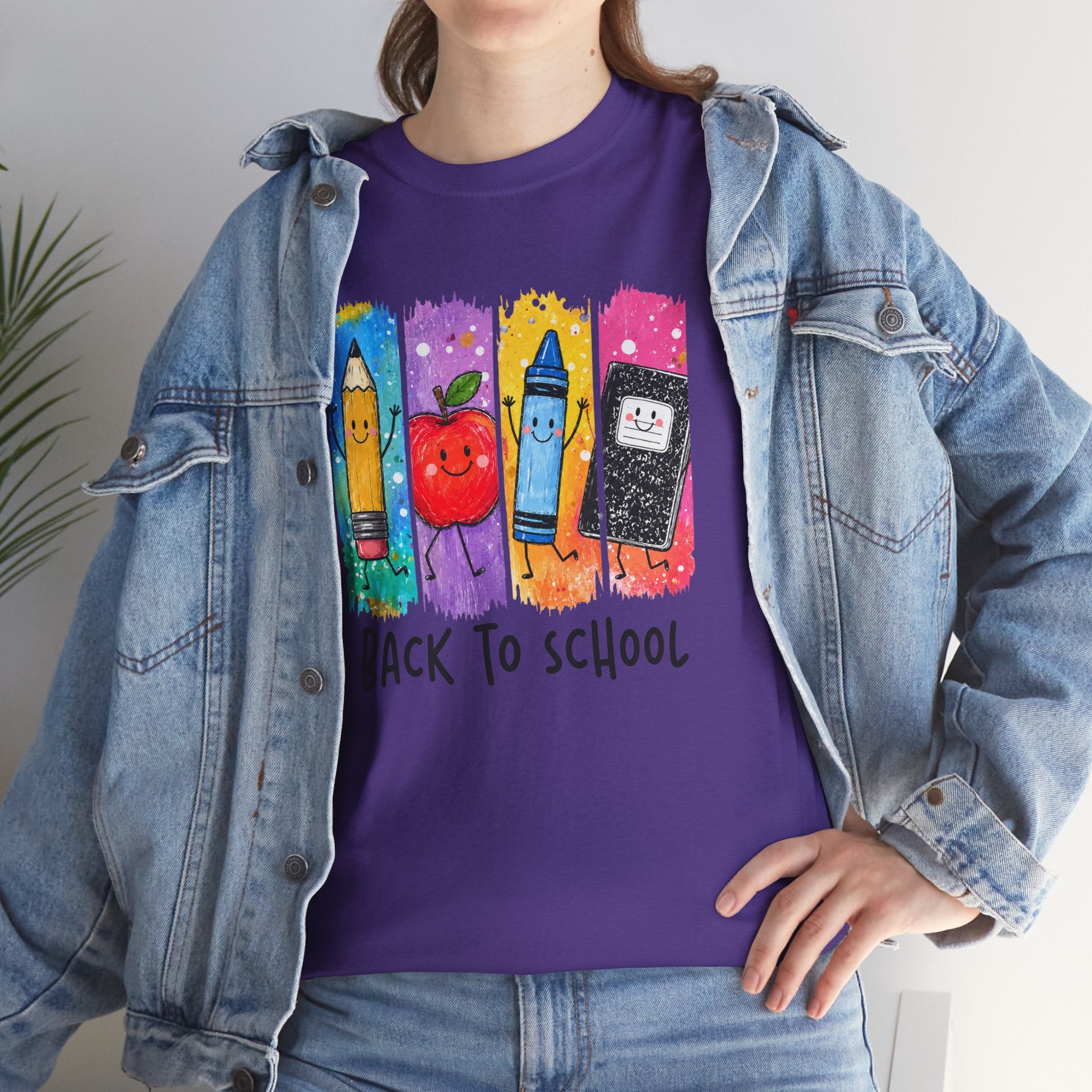 Back to School Crayon Crew Shirt | Colorful School Supply Tee | Cr8tive Designs