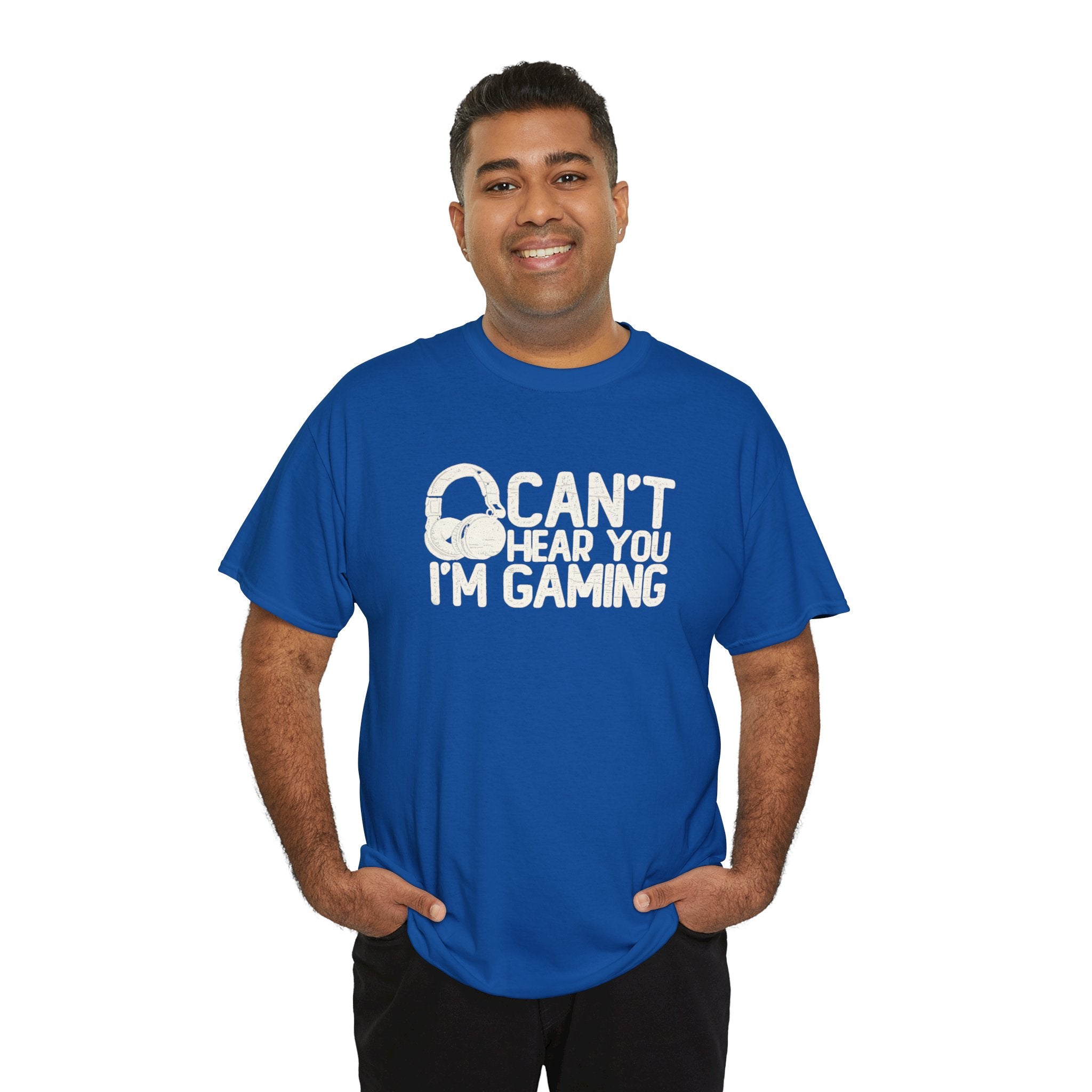 Can’t Hear You, I’m Gaming T-Shirt | Funny Headset Gamer Design | Cr8tive Designs