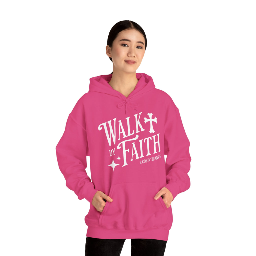 Walk by Faith | Christian Scripture Hoodie | Cr8tive Designs