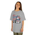 Kids Red White and Meow Tee | Patriotic Cat Graphic Design | Cr8tive Designs