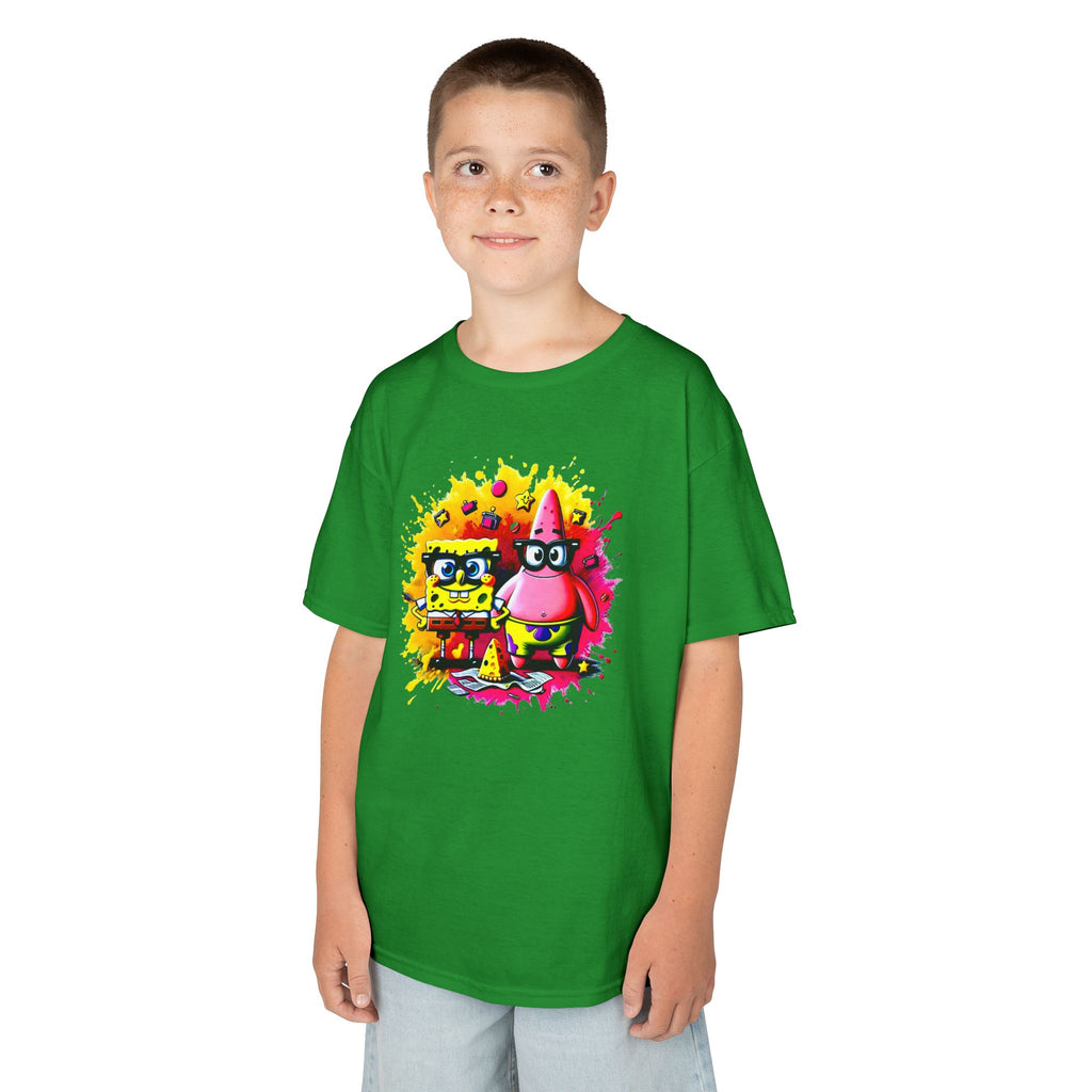 Underwater Besties Graffiti Youth Tee | Colorful Cartoon Graphic T-Shirt | Cr8tive Designs