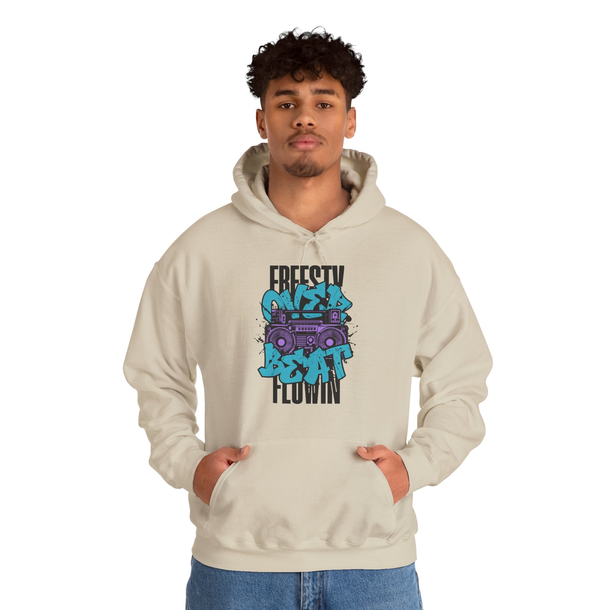 Freestyle Beat Flowin’ | Retro Hip-Hop Hoodie | Cr8tive Designs