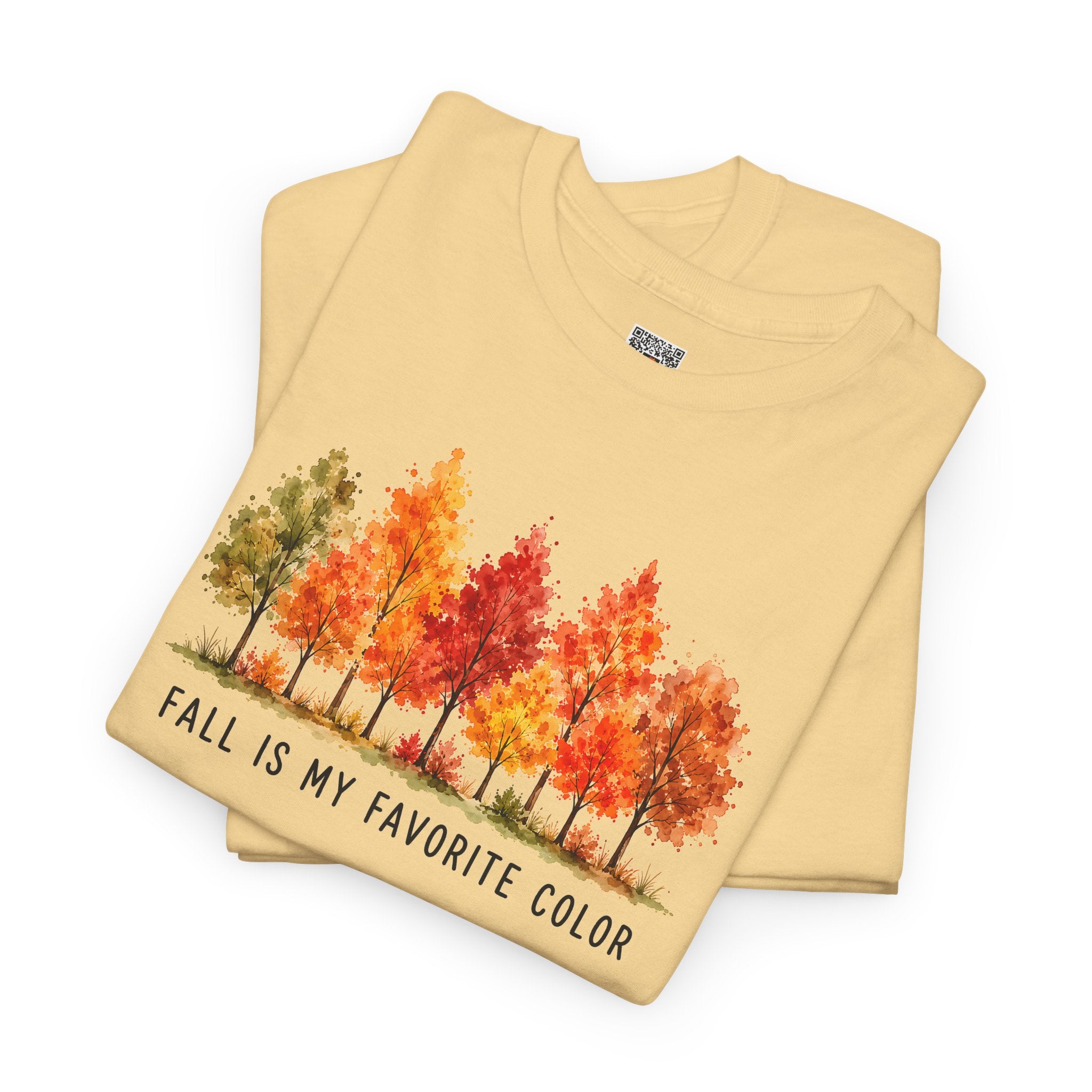 Fall Is My Favorite Color Tee | Watercolor Autumn Trees T-Shirt | Cr8tive Designs