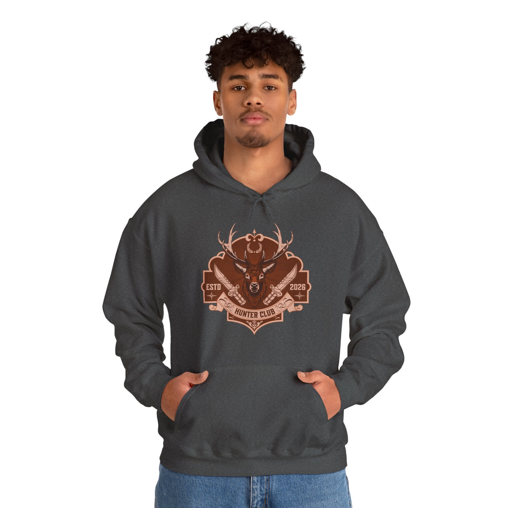 Hunter Club Hoodie | Vintage Deer Hunting Design | Cr8tive Designs
