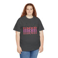 LOVED MOM GRAPHIC T-SHIRT | INSPIRATIONAL MOTHERHOOD TEE | STACKED RETRO DESIGN | CR8TIVE DESIGNS