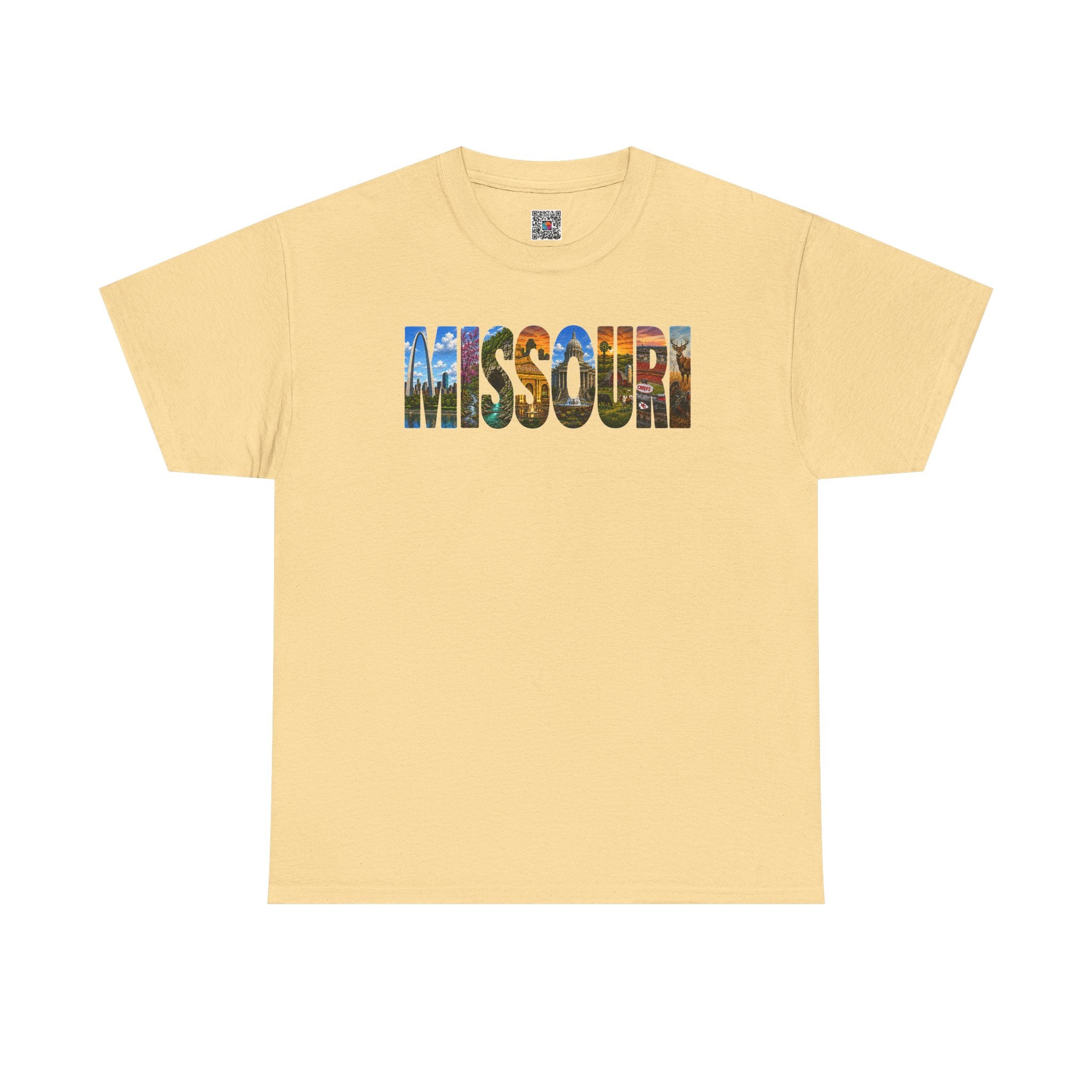 Missouri Landmark Lettering | Scenic State Typography T-Shirt | Cr8tive Designs