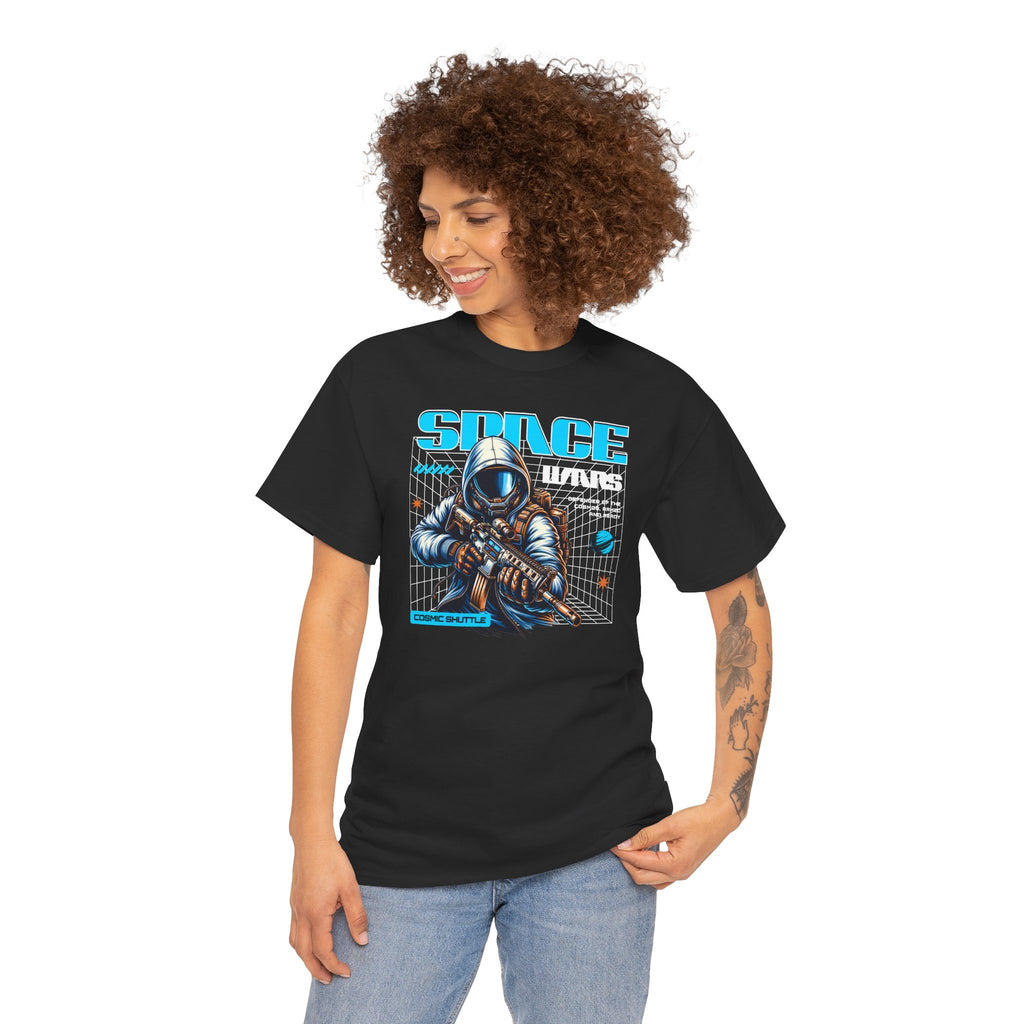 Space Vikings | Retro Sci-Fi Astronaut Graphic T-Shirt | Cr8tive Designs