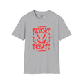 Halloween Tee | "Tricks Treats" Scary Jack-O'-Lantern Graphic T-Shirt | Cr8tive Designs