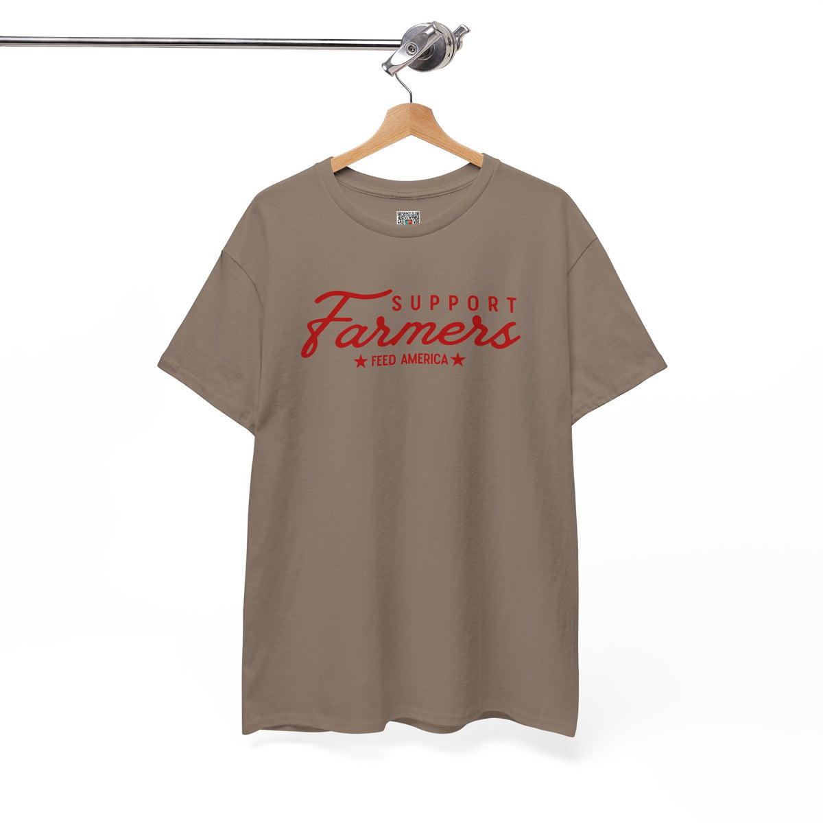 Support Farmers Feed America T-Shirt | Patriotic Agriculture Graphic Tee | Cr8tive Designs