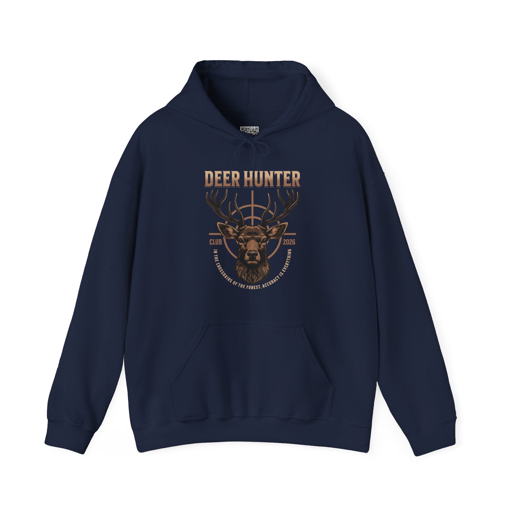 Deer Hunter Hoodie | Rustic Buck & Hunting Club Design | Cr8tive Designs