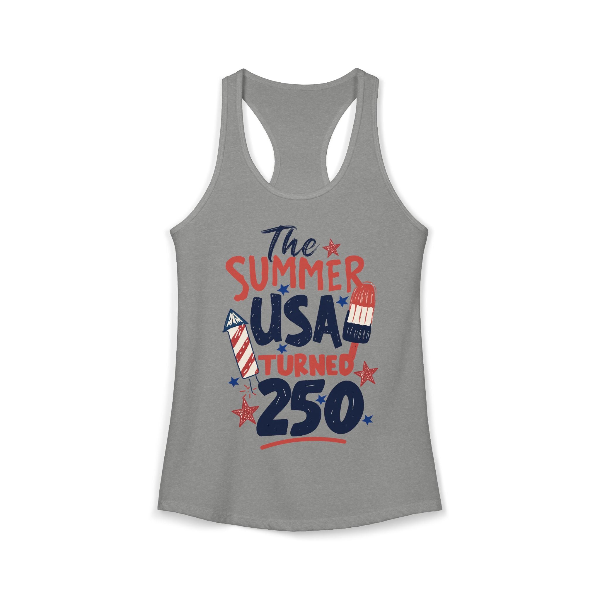 The Summer USA Turned 250 | Patriotic Tank Top Design | Cr8tive Designs