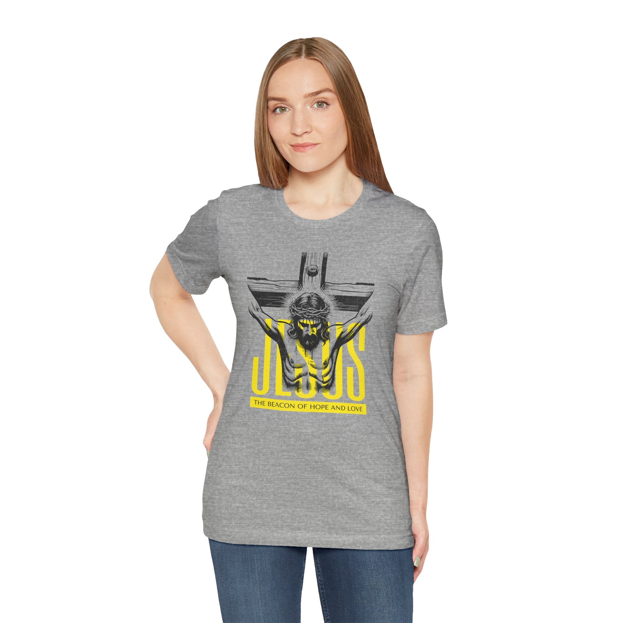 Jesus Crucifix Tee | Christian Graphic T‑Shirt | Cr8tive Designs