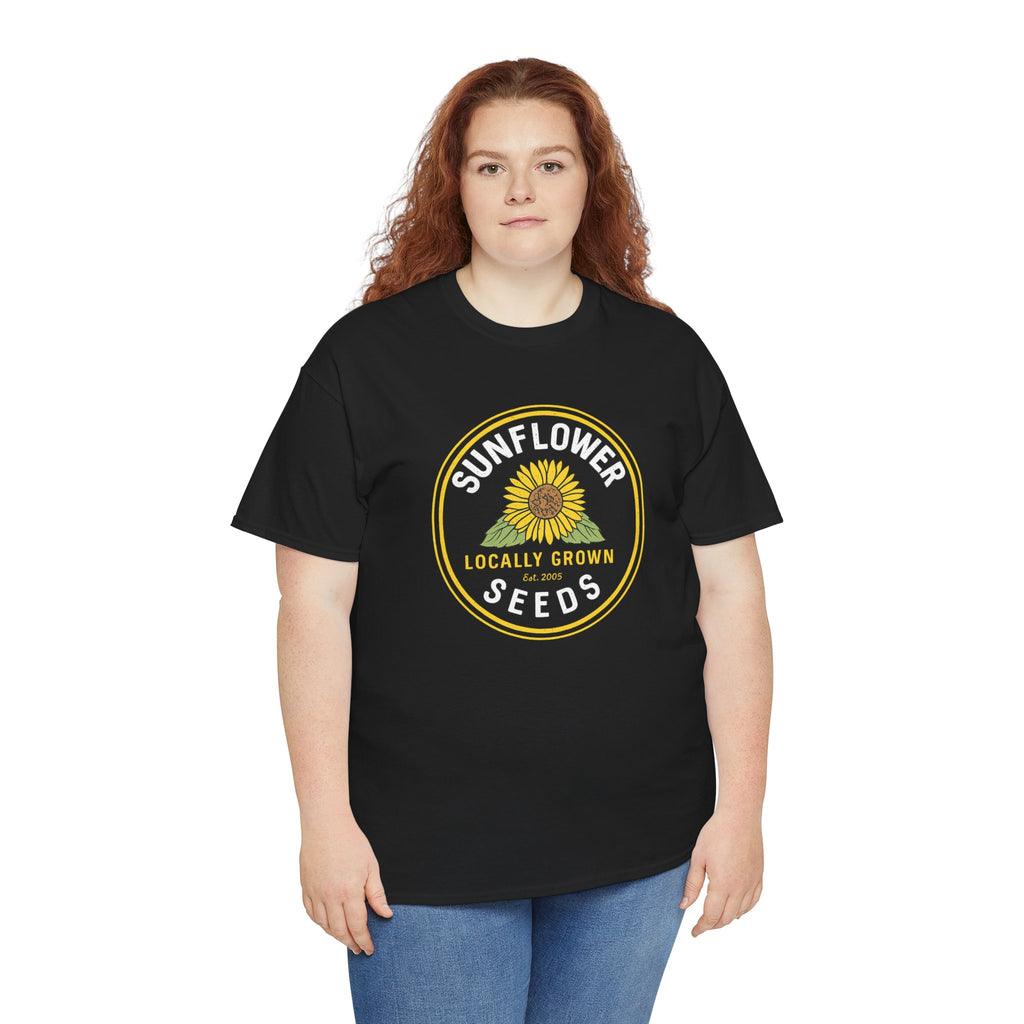 Sunflower Locally Grown Vintage T‑Shirt/Cr8tive Designs
