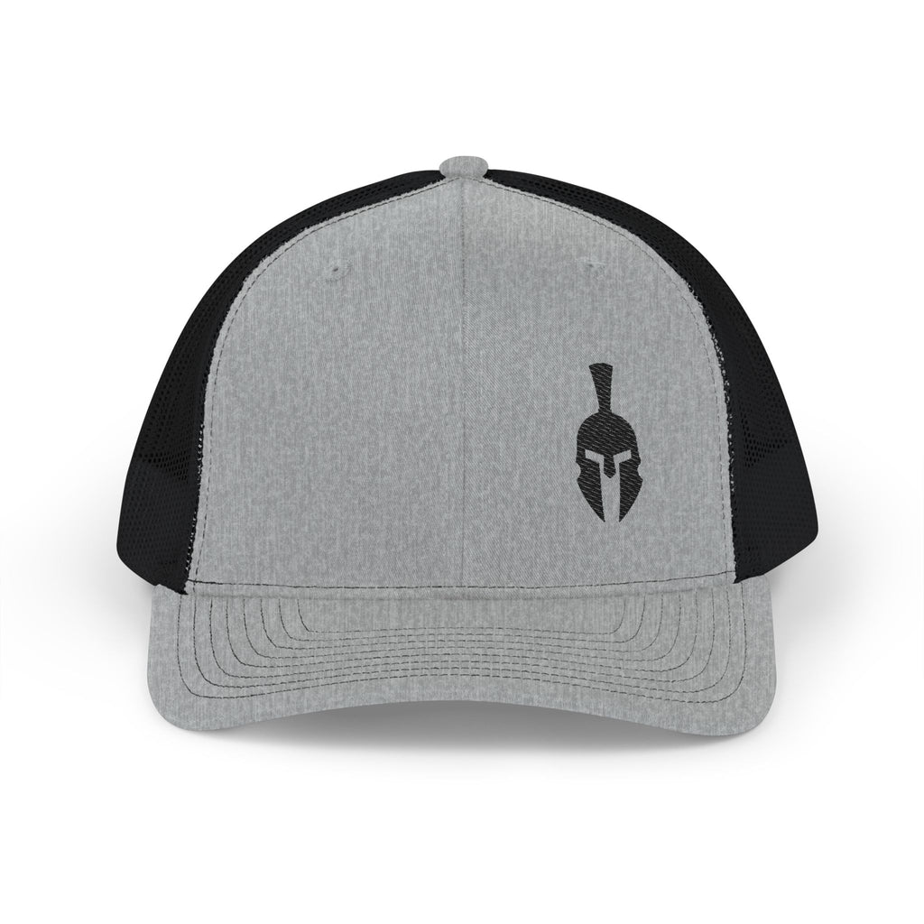 Spartan Helmet Embroidered Trucker Snapback/Cr8tive Designs