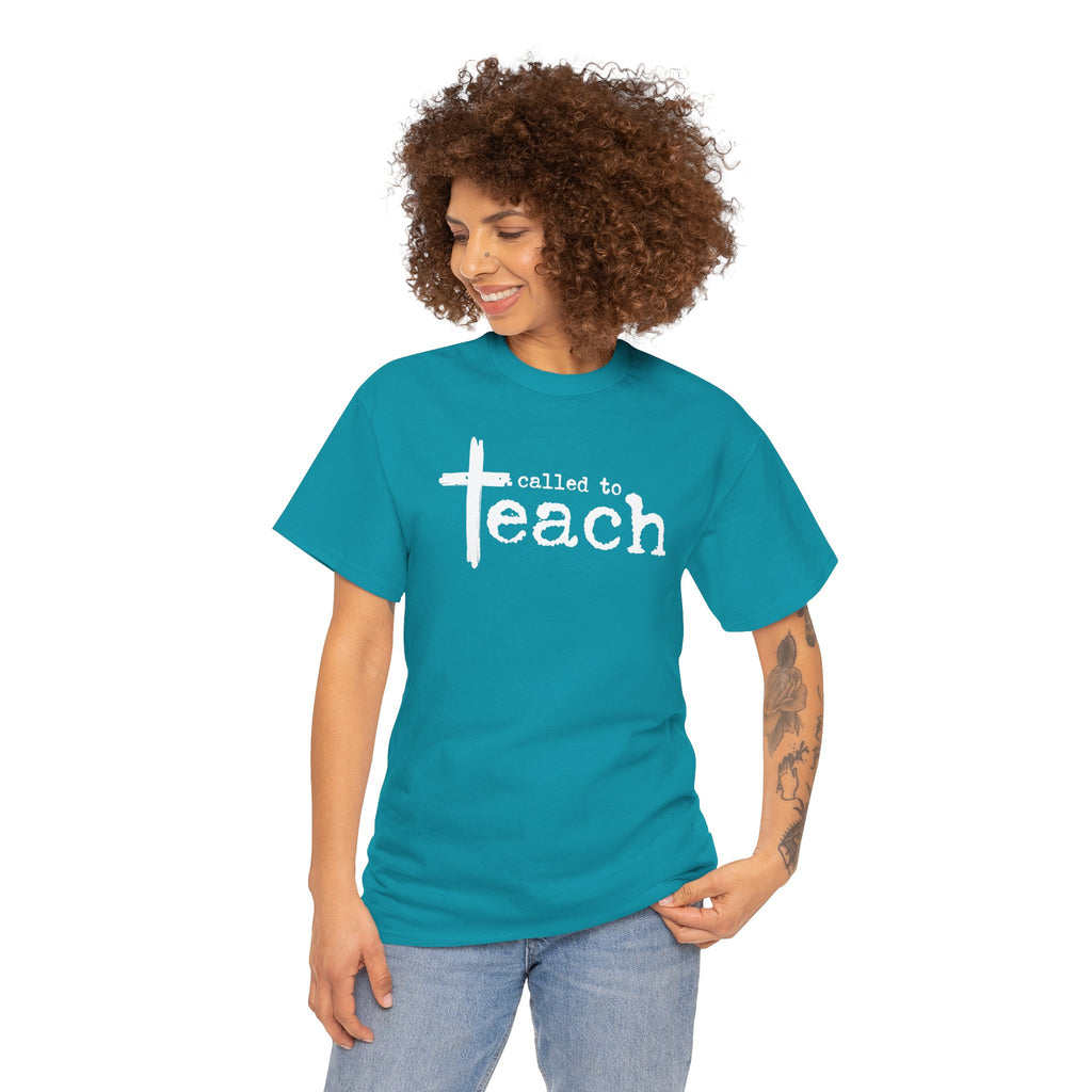 Called to Teach Christian Teacher Tee | Faith-Inspired Classroom T-Shirt | Cr8tive Designs