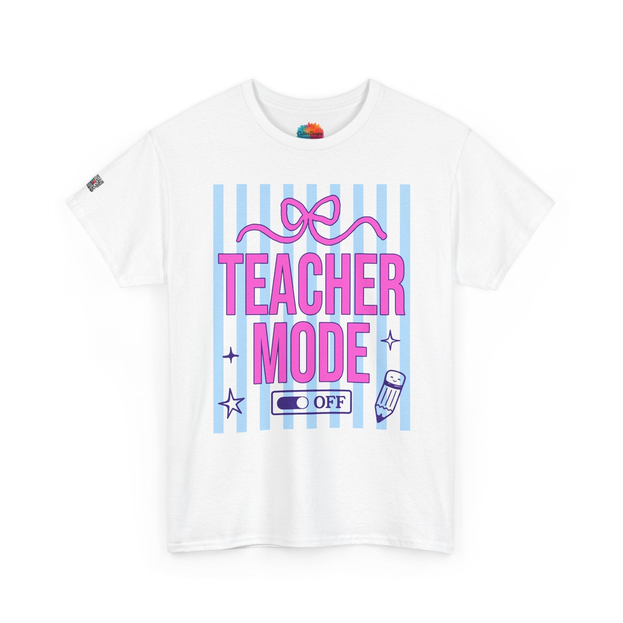 TEACHER MODE OFF T-SHIRT | FUNNY TEACHER SUMMER BREAK SHIRT | LAST DAY OF SCHOOL SHIRT | CR8TIVE DESIGNS