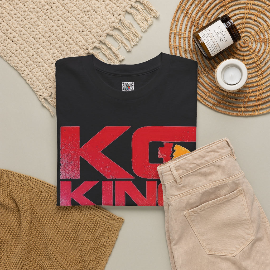 KC Kingdom T-Shirt | Distressed Retro Kansas City Football Fan Apparel | Cr8tive Designs