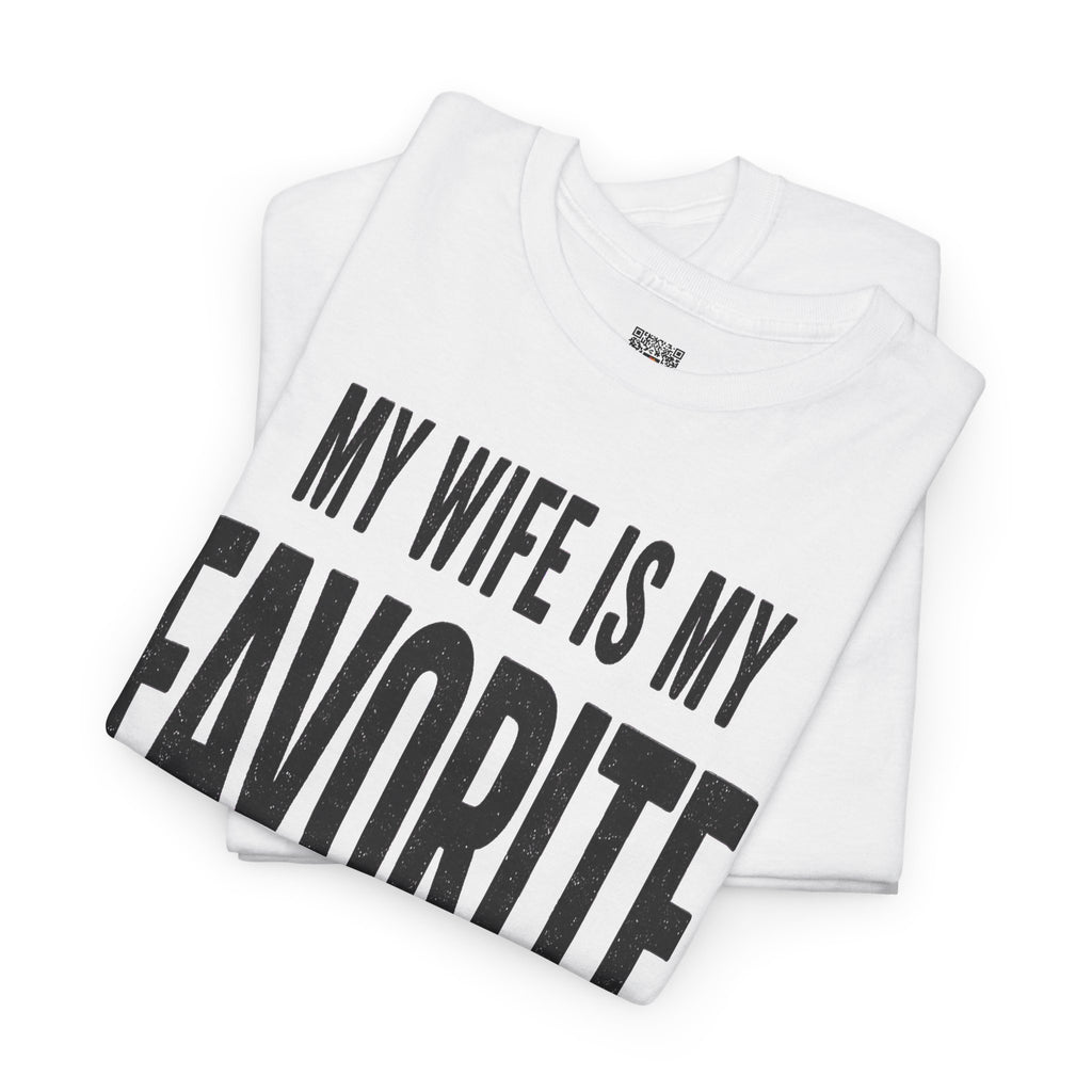 My Wife Is My Favorite Problem Tee Shirt | Funny Humor T-Shirt | Cr8tive Designs