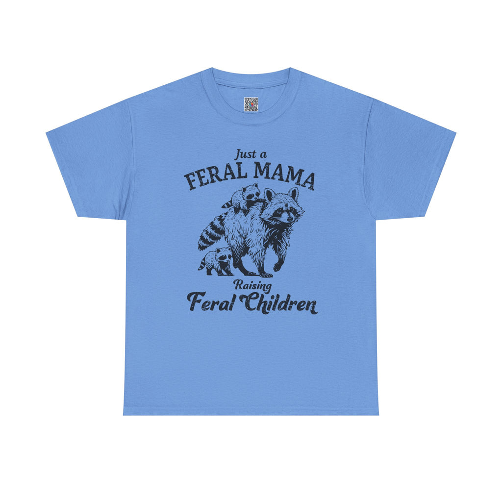 Feral Mama Graphic Tee – Funny Mom Life Shirt, Raising Feral Children Tee | Cr8tive Designs