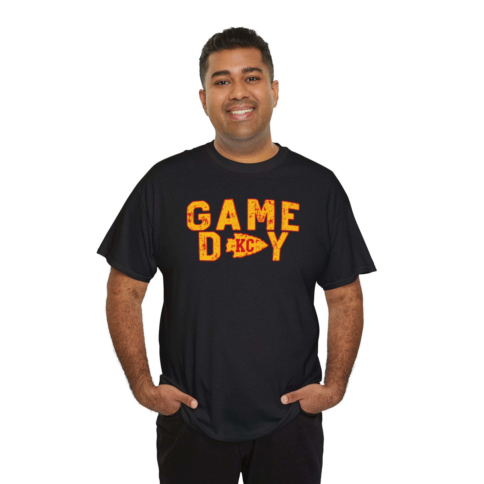 Game Day KC T-Shirt | Vintage Football Fan Apparel | Cr8tive Designs