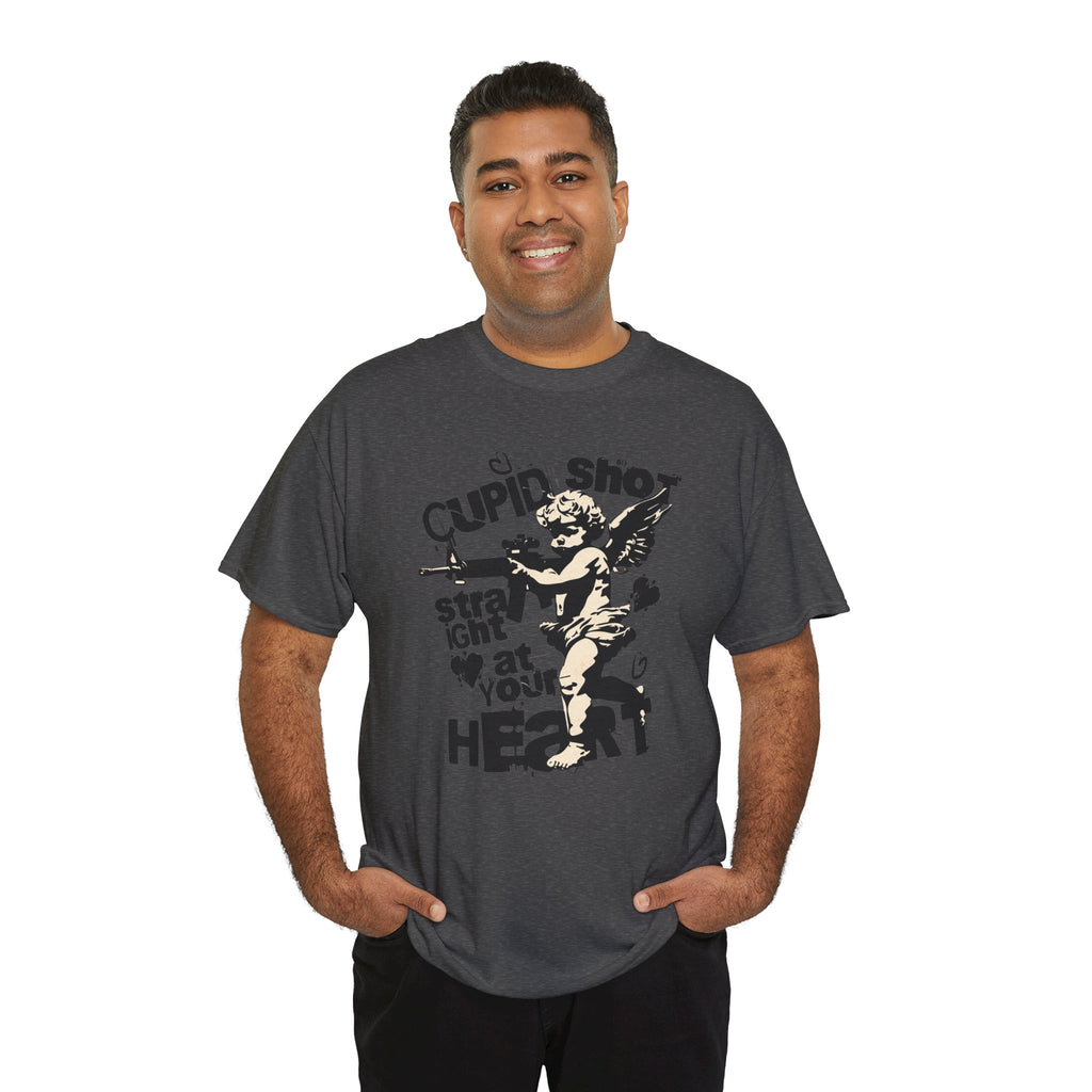Cupid Shot Straight at Your Heart | Vintage Cupid Tshirt | Cr8tive Designs