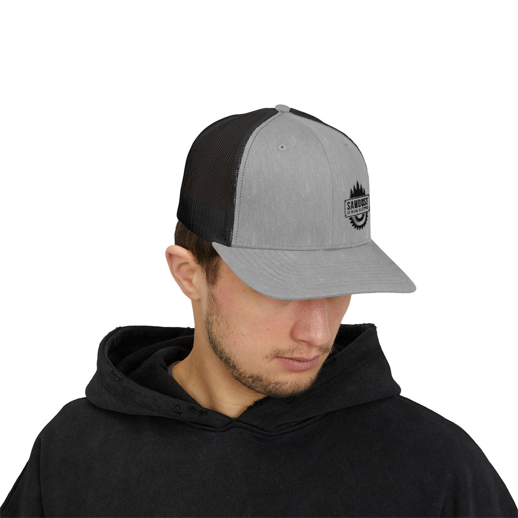 Sawdust Man Glitter Trucker Snapback