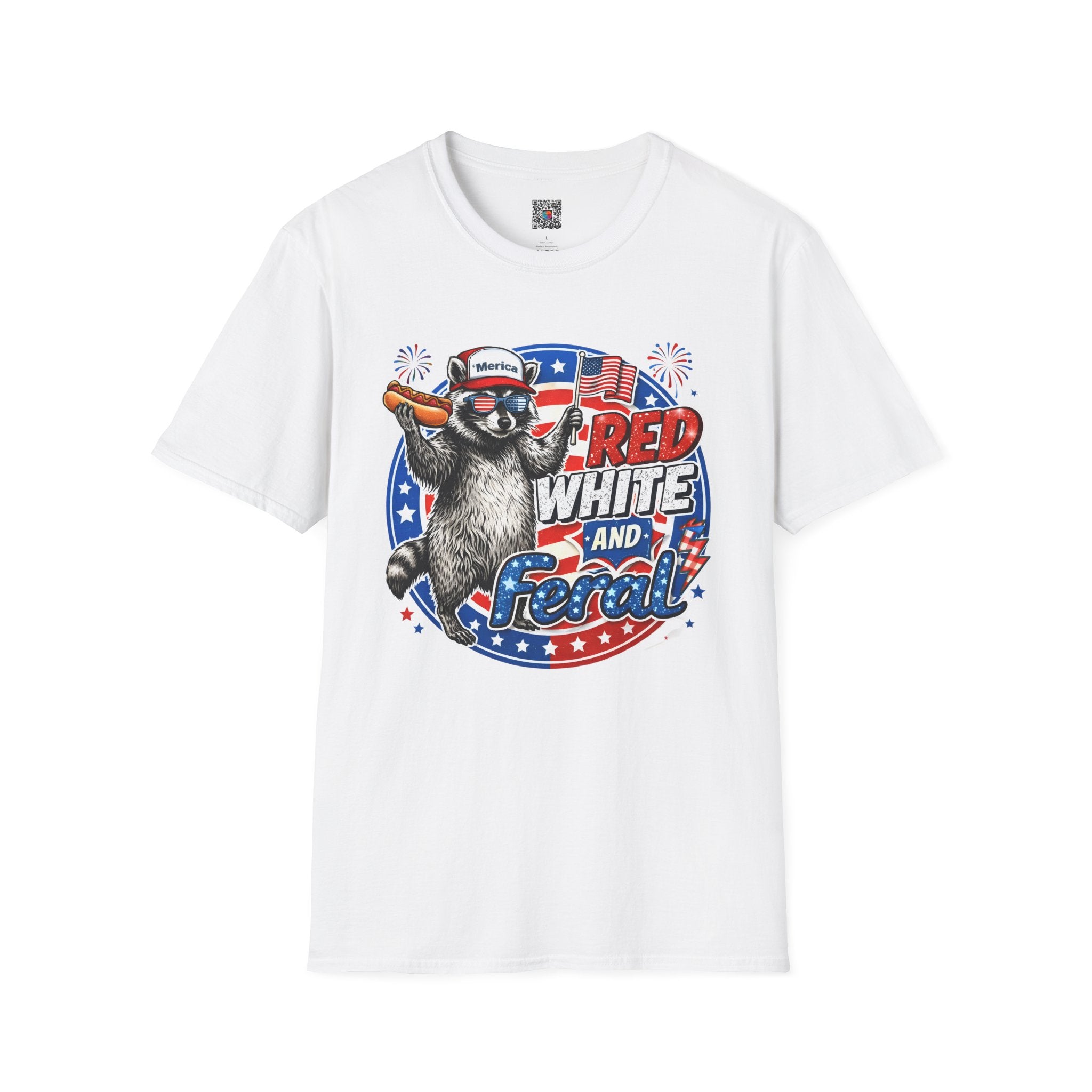 RED WHITE AND BOOM | Patriotic Raccoon Fireworks Design | Cr8tive Designs