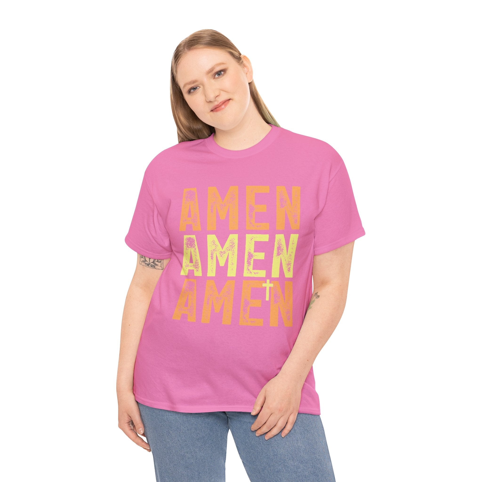 Amen Amen Amen – Bold Christian Faith T-Shirt | Cr8tive Designs
