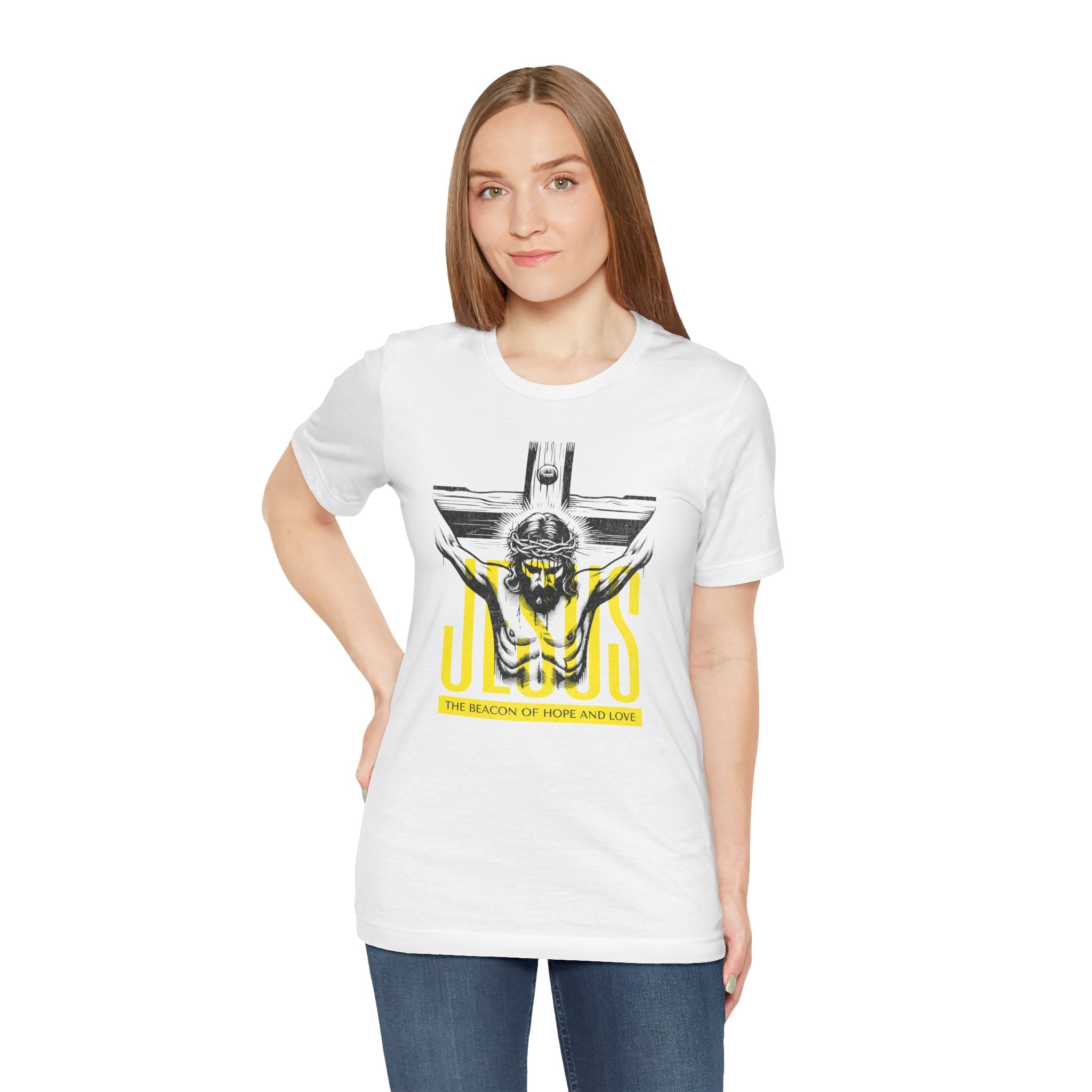 Jesus Crucifix Tee | Christian Graphic T‑Shirt | Cr8tive Designs