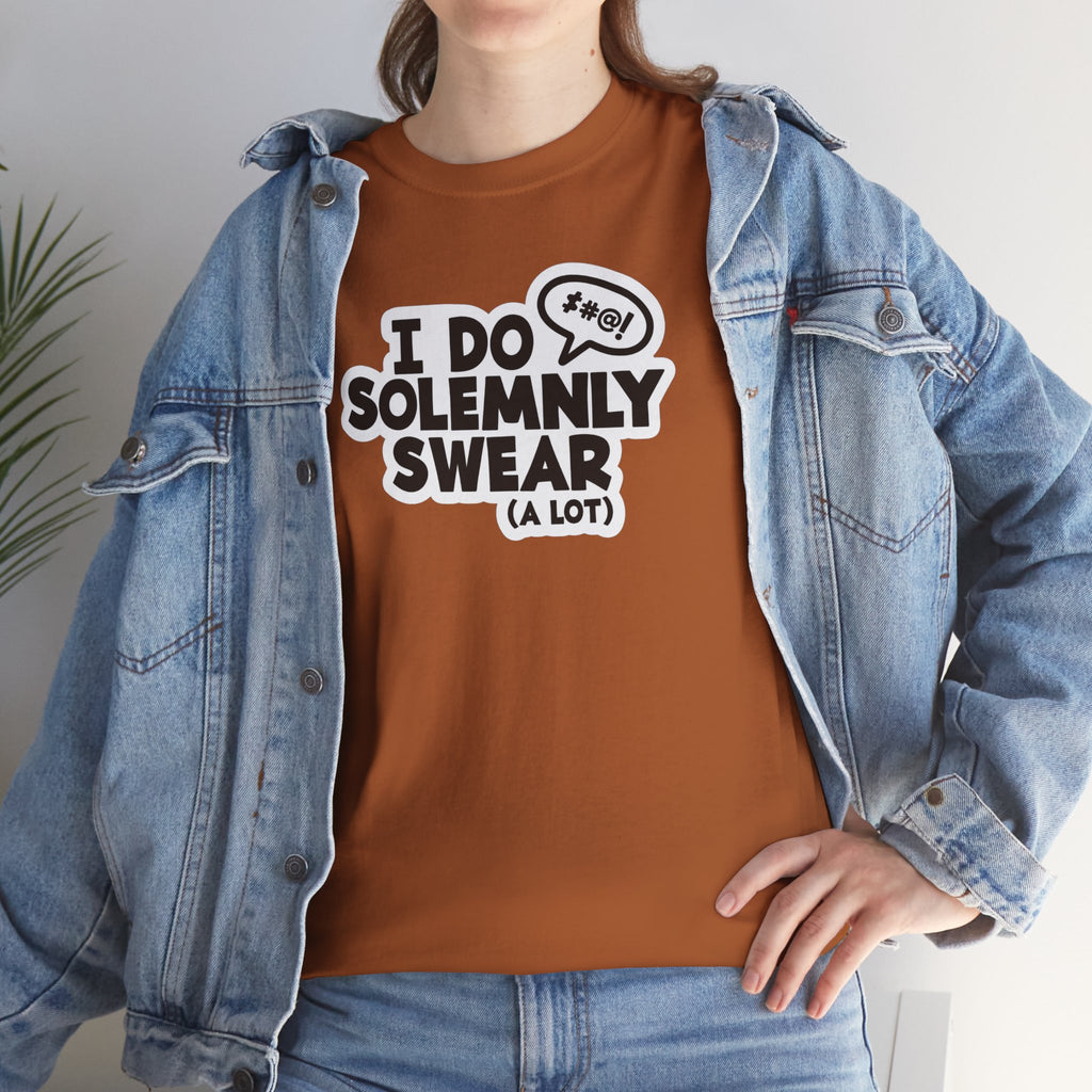 I Do Solemnly Swear (A Lot) | Funny Sarcastic Graphic Tee | Cr8tive Designs