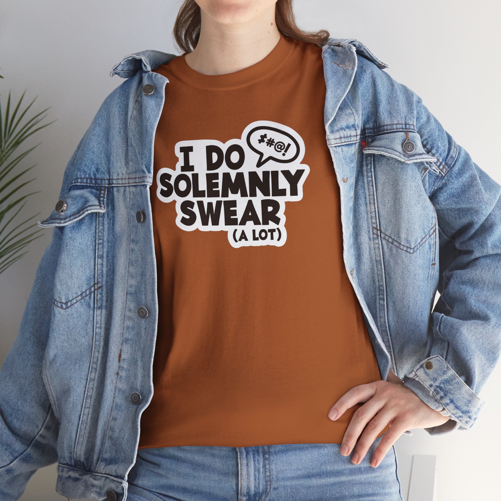 I Do Solemnly Swear (A Lot) | Funny Sarcastic Graphic Tee | Cr8tive Designs